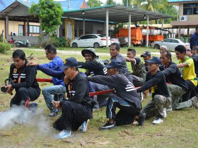 โครงการฝึกอบรมชุดปฏิบัติการจิตอาสาภัยพิบัติ ช่วงบ่าย