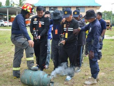 โครงการฝึกอบรมชุดปฏิบัติการจิตอาสาภัยพิบัติ ช่วงบ่าย