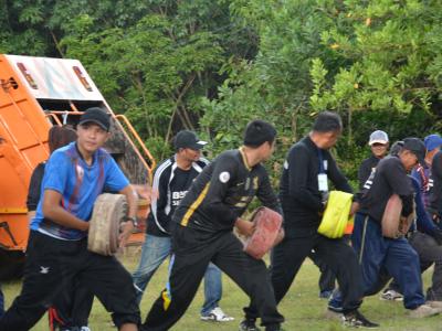 โครงการฝึกอบรมชุดปฏิบัติการจิตอาสาภัยพิบัติ ช่วงบ่าย