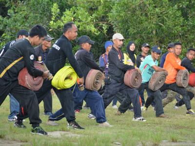โครงการฝึกอบรมชุดปฏิบัติการจิตอาสาภัยพิบัติ ช่วงบ่าย