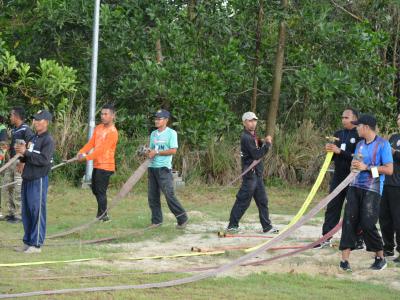 โครงการฝึกอบรมชุดปฏิบัติการจิตอาสาภัยพิบัติ ช่วงบ่าย