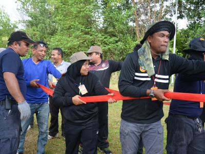 โครงการฝึกอบรมชุดปฏิบัติการจิตอาสาภัยพิบัติ ช่วงบ่าย