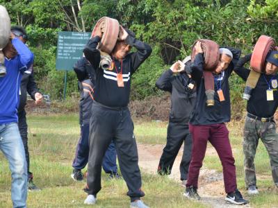 โครงการฝึกอบรมชุดปฏิบัติการจิตอาสาภัยพิบัติ ช่วงบ่าย