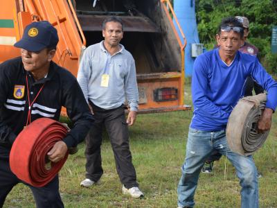 โครงการฝึกอบรมชุดปฏิบัติการจิตอาสาภัยพิบัติ ช่วงบ่าย