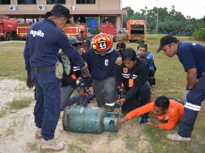 โครงการฝึกอบรมชุดปฏิบัติการจิตอาสาภัยพิบัติ ช่วงบ่าย