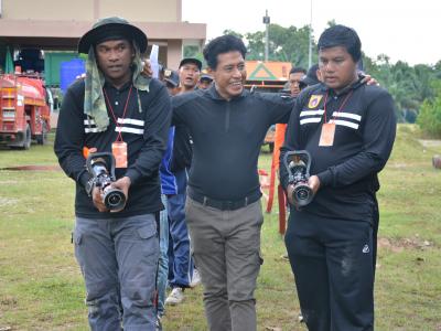 โครงการฝึกอบรมชุดปฏิบัติการจิตอาสาภัยพิบัติ ช่วงบ่าย