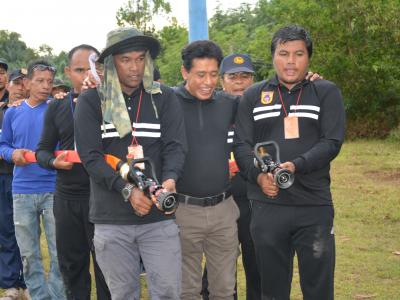 โครงการฝึกอบรมชุดปฏิบัติการจิตอาสาภัยพิบัติ ช่วงบ่าย