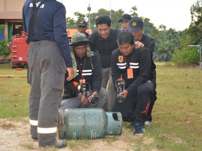 โครงการฝึกอบรมชุดปฏิบัติการจิตอาสาภัยพิบัติ ช่วงบ่าย