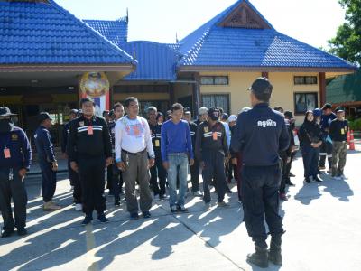 โครงการฝึกอบรมชุดปฏิบัติการจิตอาสาภัยพิบัติ ช่วงบ่าย