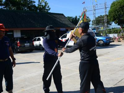 โครงการฝึกอบรมชุดปฏิบัติการจิตอาสาภัยพิบัติ ช่วงบ่าย
