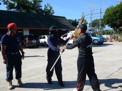 โครงการฝึกอบรมชุดปฏิบัติการจิตอาสาภัยพิบัติ ช่วงบ่าย