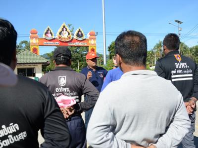 โครงการฝึกอบรมชุดปฏิบัติการจิตอาสาภัยพิบัติ ช่วงบ่าย