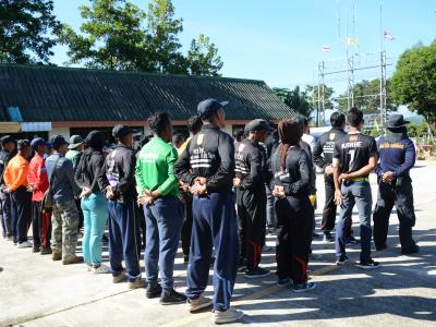 โครงการฝึกอบรมชุดปฏิบัติการจิตอาสาภัยพิบัติ ช่วงบ่าย