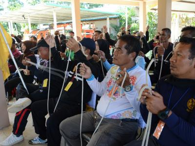 โครงการฝึกอบรมชุดปฏิบัติการจิตอาสาภัยพิบัติ ช่วงบ่าย