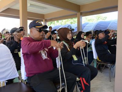 โครงการฝึกอบรมชุดปฏิบัติการจิตอาสาภัยพิบัติ ช่วงบ่าย