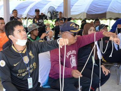โครงการฝึกอบรมชุดปฏิบัติการจิตอาสาภัยพิบัติ ช่วงบ่าย