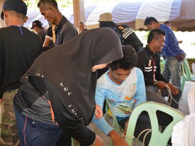โครงการฝึกอบรมชุดปฏิบัติการจิตอาสาภัยพิบัติ ช่วงบ่าย