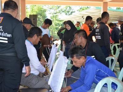โครงการฝึกอบรมชุดปฏิบัติการจิตอาสาภัยพิบัติ ช่วงบ่าย