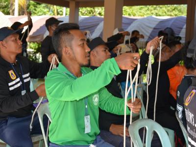 โครงการฝึกอบรมชุดปฏิบัติการจิตอาสาภัยพิบัติ ช่วงบ่าย