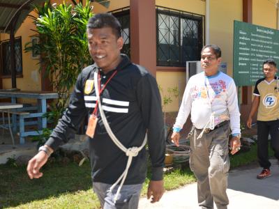 โครงการฝึกอบรมชุดปฏิบัติการจิตอาสาภัยพิบัติ ช่วงบ่าย
