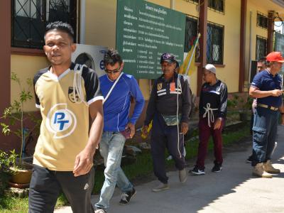 โครงการฝึกอบรมชุดปฏิบัติการจิตอาสาภัยพิบัติ ช่วงบ่าย