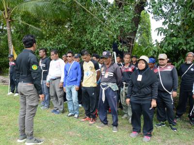 โครงการฝึกอบรมชุดปฏิบัติการจิตอาสาภัยพิบัติ ช่วงบ่าย