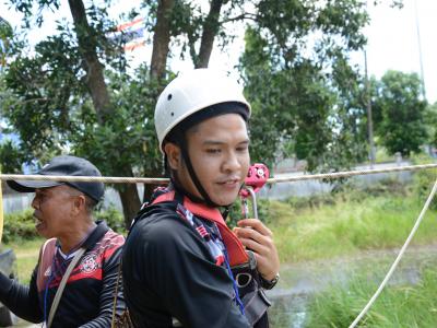 โครงการฝึกอบรมชุดปฏิบัติการจิตอาสาภัยพิบัติ ช่วงบ่าย