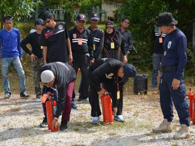 โครงการฝึกอบรมชุดปฏิบัติการจิตอาสาภัยพิบัติ ช่วงบ่าย
