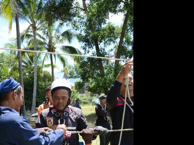 โครงการฝึกอบรมชุดปฏิบัติการจิตอาสาภัยพิบัติ ช่วงบ่าย