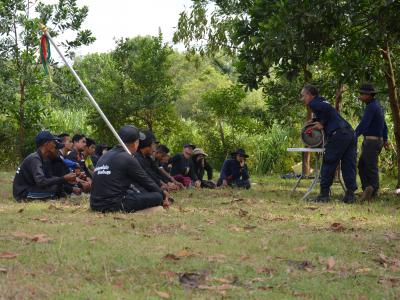 โครงการฝึกอบรมชุดปฏิบัติการจิตอาสาภัยพิบัติ ช่วงบ่าย