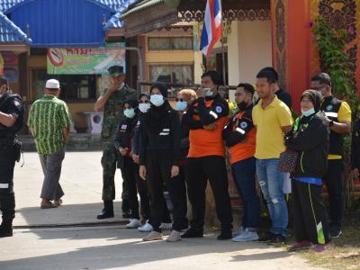 กิจกรรมซักซ้อนแผน รักษาความปลอดภัยในพื้นที่อำเภอยี่งอ