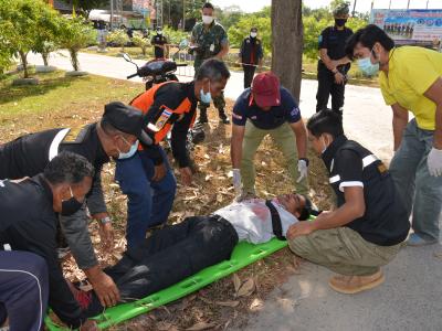 กิจกรรมซักซ้อนแผน รักษาความปลอดภัยในพื้นที่อำเภอยี่งอ
