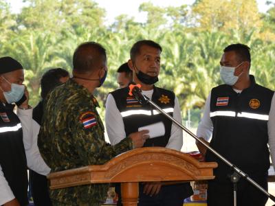 กิจกรรมซักซ้อนแผน รักษาความปลอดภัยในพื้นที่อำเภอยี่งอ