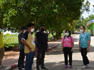 นายกลงพื้นที่ดูสถานที่จะทำศูนย์พักคอย( cI ) ประจำตำบลลุโบะบือซา