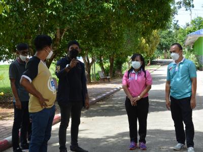 นายกลงพื้นที่ดูสถานที่จะทำศูนย์พักคอย( cI ) ประจำตำบลลุโบะบือซา