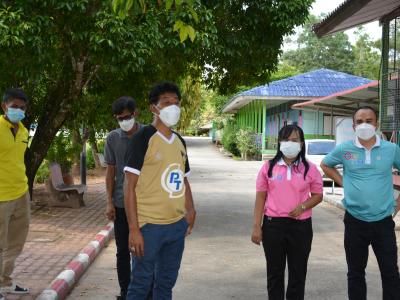 นายกลงพื้นที่ดูสถานที่จะทำศูนย์พักคอย( cI ) ประจำตำบลลุโบะบือซา