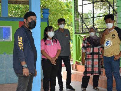 นายกลงพื้นที่ดูสถานที่จะทำศูนย์พักคอย( cI ) ประจำตำบลลุโบะบือซา