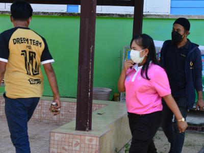 นายกลงพื้นที่ดูสถานที่จะทำศูนย์พักคอย( cI ) ประจำตำบลลุโบะบือซา