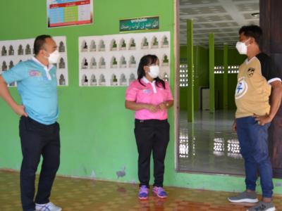 นายกลงพื้นที่ดูสถานที่จะทำศูนย์พักคอย( cI ) ประจำตำบลลุโบะบือซา