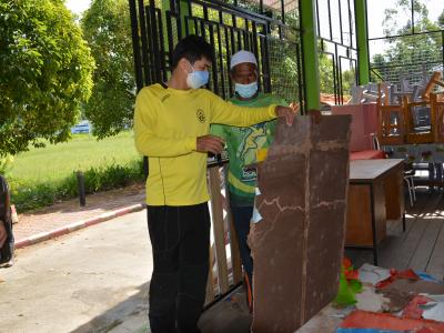 กิจกรรมจัดเตรียมสถานที่กักกัน LQ ประจำตำบลลุโบะบือซา(แห่งที่2)