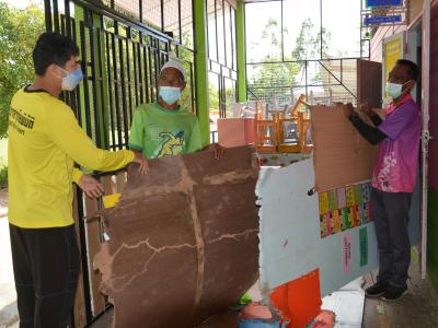 กิจกรรมจัดเตรียมสถานที่กักกัน LQ ประจำตำบลลุโบะบือซา(แห่งที่2)