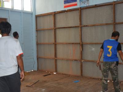 กิจกรรมจัดเตรียมสถานที่กักกัน LQ ประจำตำบลลุโบะบือซา(แห่งที่2)