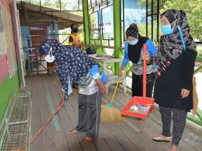 กิจกรรมจัดเตรียมสถานที่กักกัน LQ ประจำตำบลลุโบะบือซา(แห่งที่2)