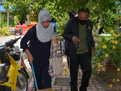 กิจกรรมจัดเตรียมสถานที่กักกัน LQ ประจำตำบลลุโบะบือซา(แห่งที่2)