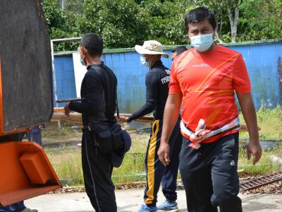 กิจกรรมจัดเตรียมสถานที่กักกัน LQ ประจำตำบลลุโบะบือซา(แห่งที่2)
