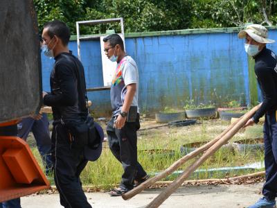 กิจกรรมจัดเตรียมสถานที่กักกัน LQ ประจำตำบลลุโบะบือซา(แห่งที่2)