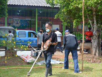กิจกรรมจัดเตรียมสถานที่กักกัน LQ ประจำตำบลลุโบะบือซา(แห่งที่2)