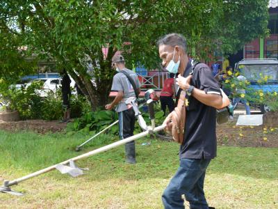 กิจกรรมจัดเตรียมสถานที่กักกัน LQ ประจำตำบลลุโบะบือซา(แห่งที่2)