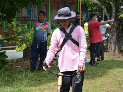 กิจกรรมจัดเตรียมสถานที่กักกัน LQ ประจำตำบลลุโบะบือซา(แห่งที่2)