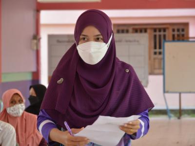 กิจกรรมฉีดวัคซีนเชิงรุกผู้สูงอายุ60ปีและกลุ่ม7โร คณโรงเรียนกาแร